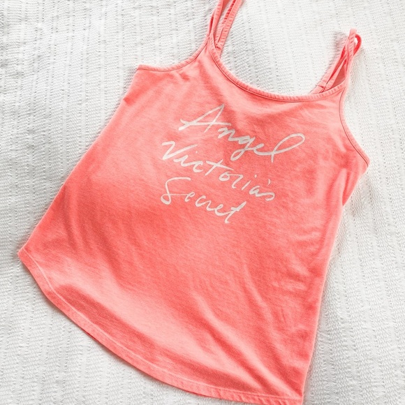 Victoria’s Secret “Angel” Coral Pink Spaghetti Strap Tank – Size XS - Picture 6 of 8